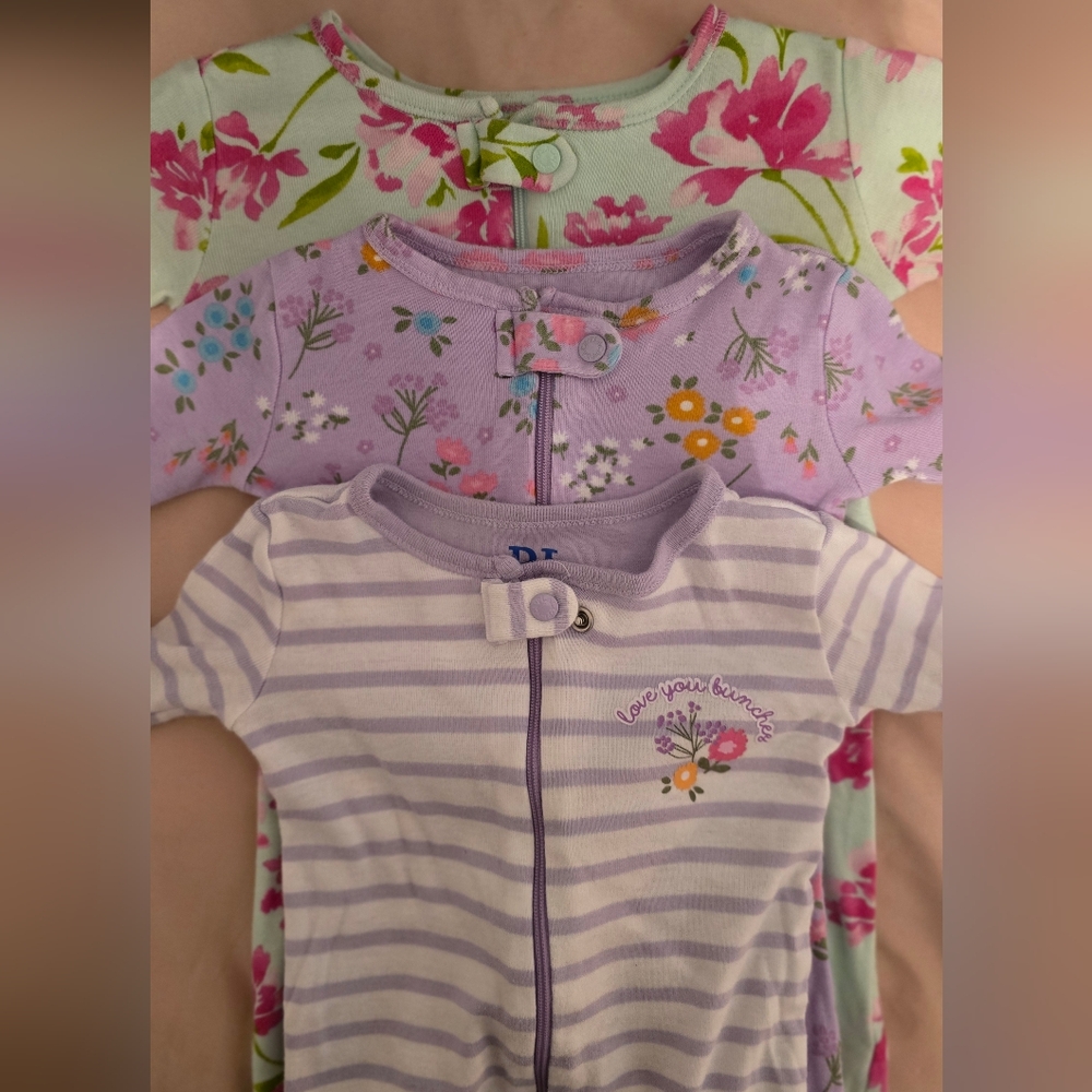 Baby girl pajama bundle